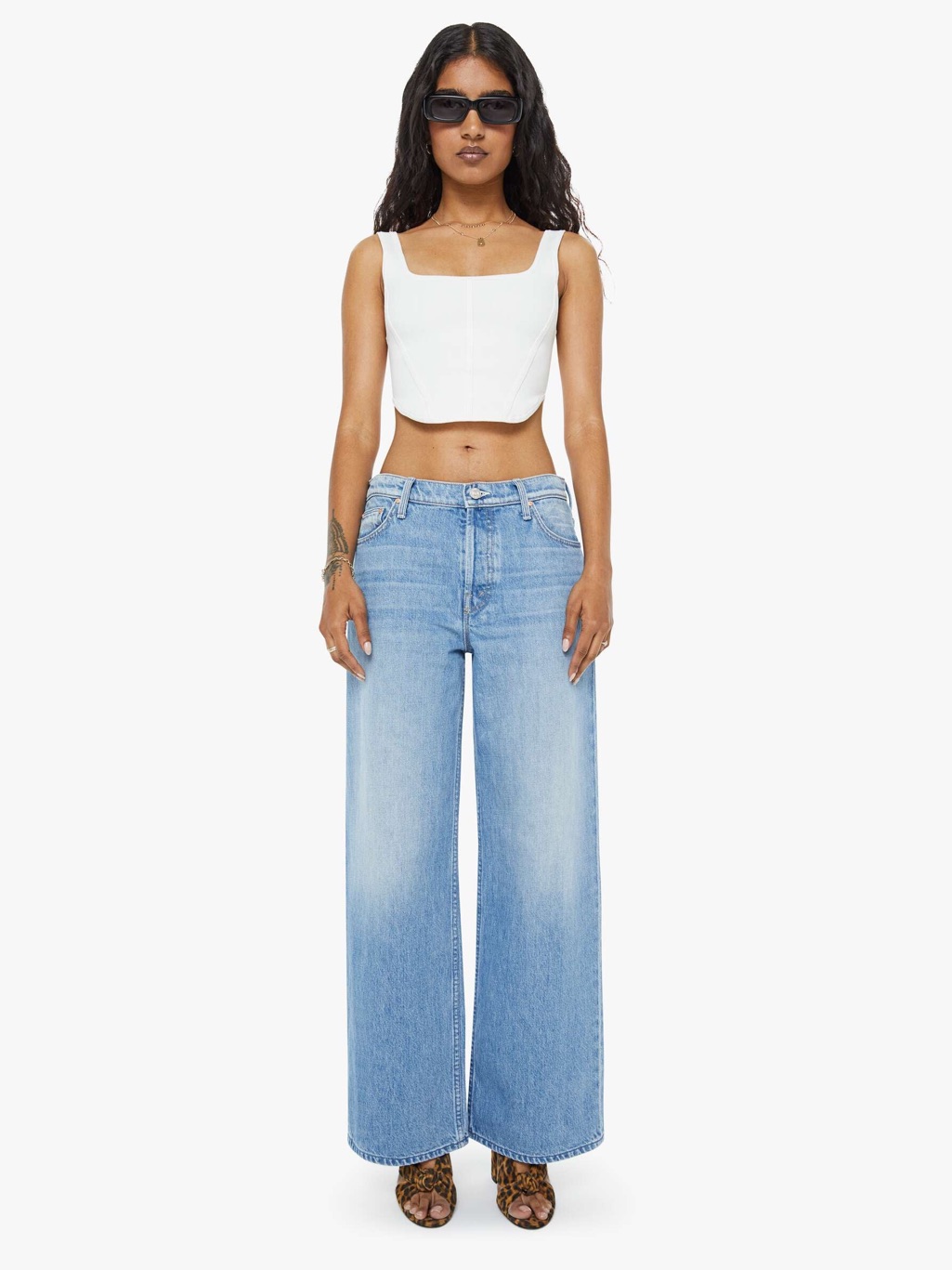 Mother Lil’ Mother Zip Sneak Jean - Size 25 - Nwt